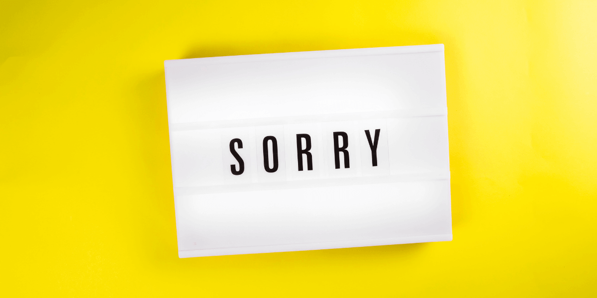 If Something Went Wrong: How to Write an Apology Letter to Your Client